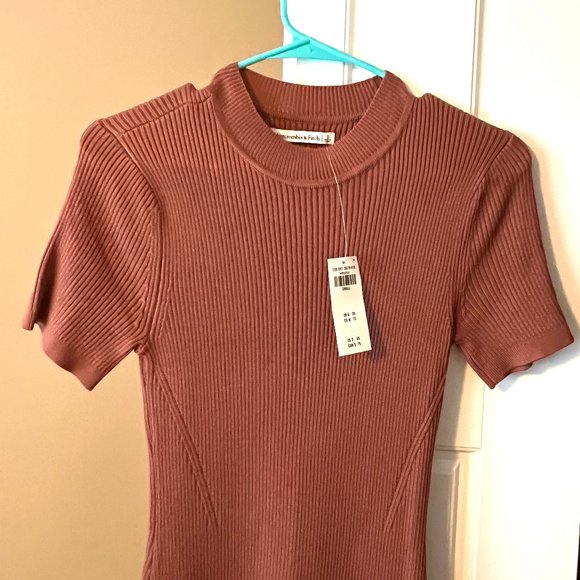 Abercrombie & Fitch Mock-neck Mini Sweater Dress - Picture 4 of 4